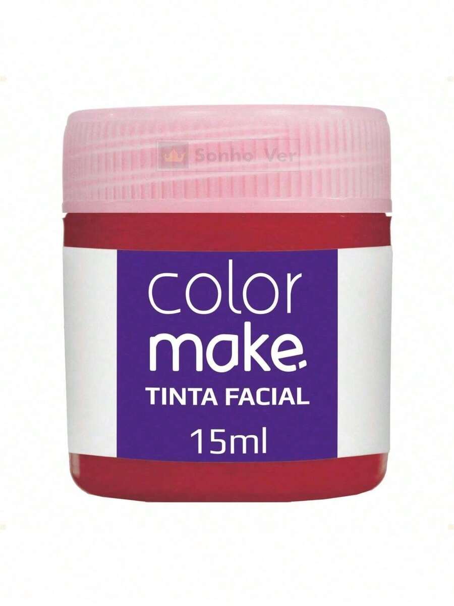 Colormake Liquid Paint All Colors Normal And Neon 15ml - Rojo - Ver 1