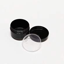 20g Bouteille rechargeable, Contenant de recharge opaque noir, Crème, Vernis à ongles, Bouteille vide de petite capacité pour crème pour les yeux