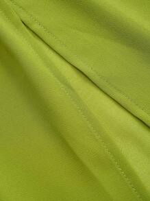 Hollow Out Color Blocking Backless Halter Dress, Sexy