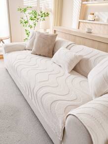 1pc Universal Sofa Cover, Modern Minimalist Anti-Slip Sofa Cushion, Removable And Washable Sofa Slipcover, Fashionable Soft & Non-Fading Decorative Sofa Blanket, Suitable For Bedroom, Office, Living Room, L-Shaped Sofa & 1/2/3/4-Seat Sofa.