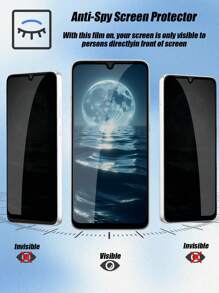 1 pezzo Pellicola protettiva in vetro temperato con privacy, compatibile con telefoni Samsung. Sensibile al tocco, resistente all'acqua, anti-impronta, anti-caduta, anti-graffio, anti-urto. Compatibile con Samsung Galaxy S20 FE, Galaxy S21 FE, Galaxy A70, Galaxy A70s, Galaxy A73, Galaxy S21, Galaxy S21 Plus. Regalo ideale per compleanni, famiglia, amici. Antispy, protezione per schermo del telefono, accessori per telefono.