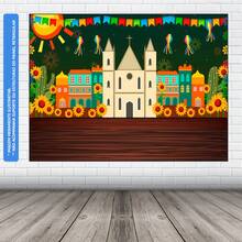 Photographic Panel June Festival Scenery Fabric 1.50 X 2.20m - FDFJN0121 - View 3