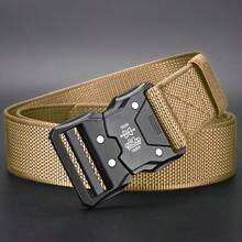 3 New Quick - Release Nylon Tactical Belts, Suitable For Sweatpants, Outdoor Training, Daily Use And As Men's Casual Belts
