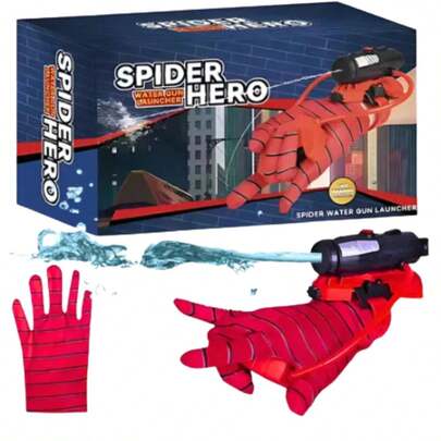 Lançador de Água Spider Hero Luva Infantil