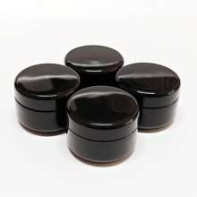 20g Bouteille rechargeable, Contenant de recharge opaque noir, Crème, Vernis à ongles, Bouteille vide de petite capacité pour crème pour les yeux