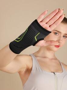 JINGBA SUPPORT 1pc Lightweight Breathable Palm Support Wrist Sleeve, Unisex, Suitable For Sports And Daily Use, Gym Wrist Wrap Accessory - Multicolor - View 18