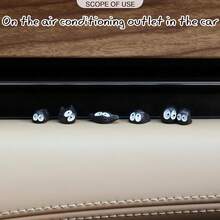 Cute Soot Sprites,35 Pcs Automotive Interior Decoration Accessories Car Rearview Mirror And Dashboard,Cute Anime Decor Home Garden Office,Funny Ornament Gifts(Black) - Black Varied Soot Sprites - 查看 5