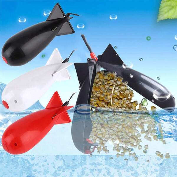 Accessoire de pêche Spomb de forme de fusée, éjecteur pour la pêche à la carpe, flotteur de nourriture, support d'appât, outil de pêche