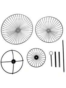 1pc Fruit Basket With 3 Shelves, Large Metal Wave Fruit Basket, Storage Basket For Fruits And Vegetables, Kitchen - Durable Fruit Holder For Onions Snacks And Vegetables, Kitchen Storage Utensils, Room Decoration, Suitable For Kitchen, Restaurant, Party, Camping, Gathering, Gift For Friends, Family Gift - Multicolor - View 9