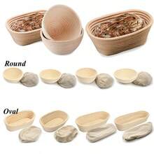 Sourdough Bannetons Bread Proving Proofing Fermentation Basket Bread Baking Mold - Beige - View 3