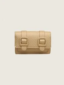 1 buah Tas Selempang PU untuk Anak Perempuan, Penutup Model Cover, Motif Leci, Warna Solid, Tas Selempang Kasual Kreatif Personalisasi Ukuran Kecil, Bentuk Persegi, Lucu, Modis, dan Serbaguna, Gaya Harajuku Segar dan Sederhana, Ringan untuk Bepergian, Cocok untuk Penggunaan Sehari-hari - A - View 14