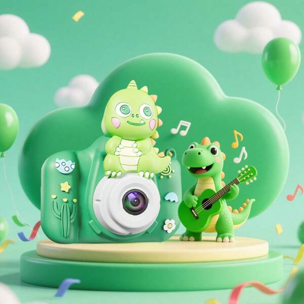 Kids Camera Toy, Kids Digital Camera, Dinosaur Birthday Gift For 3-12 Years Old Boys And Girls, Toddler HD Video Camera, Kids Toys For 3 4 5 6 7 8 9 Years Old Boys And Girls,Best Christmas, Back To School, Birthday Gift