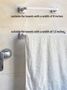 1pc No Drill Towel Rack, Wall Mounted Shoe Rack, Storage Shelf, Bathroom Organizer, Pot Lid Holder