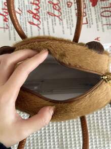 Mochila mini de Capibara para niña; Bolso de hombro lindo para adolescentes; Bolso unisex para estudiantes universitarios