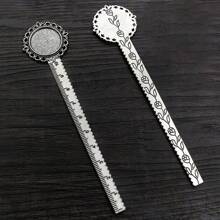 2 pièces Réglette de 20 mm de taille intérieure, marque-page, cabochon, base vierge, réglage de plateau. Accessoires pour la fabrication de bijoux DIY