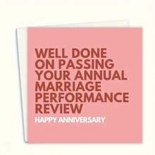 1PC Funny & Unique Text Greeting Card For Love, Anniversary, Anniversary Day Gift For Partner, Suitable For Gifts To Partners ( Included Envelope )