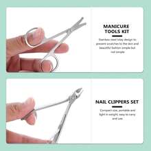 Nail Clipper Set, Manicure Set, Stainless Steel Professional Pedicure Set, Nail Care Tools For Fingernails And Toenails, Portable For Home, Office, Outdoor Travel