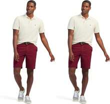 Camisa polo de manga corta de rendimiento IZOD para hombre - Brezo de roca - Ver 3