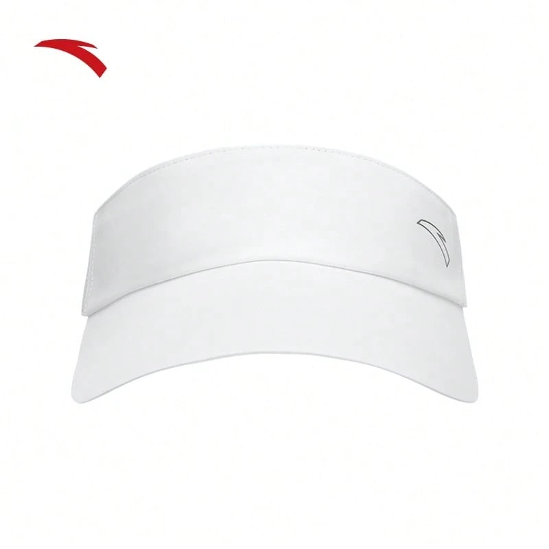 Anta Gorra de mujer transpirable y de secado rápido para tenis, maratón, ciclismo, con protección UV, gorra deportiva ligera - Blanco puro -2 - Ver 1