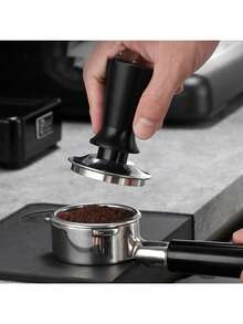 51/53/58 毫米优质 Barista 咖啡压粉器，带校准弹簧，100% 扁平不锈钢底座，适用于系列咖啡手柄滤网篮，重返校园 - 彩色 - 查看 5