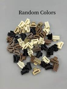 10/20/30 件多功能时尚小尺寸发夹，女士刘海发夹迷你简约发夹复古发饰夏季发夹爪夹发夹发夹发夹秋冬度假装女士