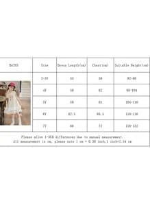 Humor Bear Young Girl Casual Fashion Organza Letter Bow Print Sleeveless Princess Dress, For Summer