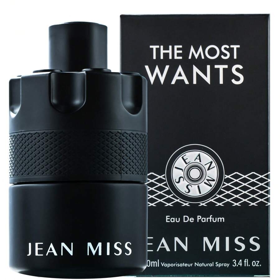 The Most Wants By Jean Miss Men's Perfume 100ml, Woody Cologne, Long-Lasting Orange Fragrance, Eau De Parfum For Men Spray Natural - Black - View 1