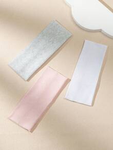 3条/1条纯色针织弹力发带，适合日常瑜伽和户外运动，秋冬季发带发饰，女士度假装扮优雅围巾，女士头巾柔软头巾 - 彩色 - 查看 5