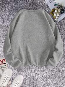 Pilates Is My Therapy Women's Round Neck Sweatshirt - 深灰色 - 查看 2
