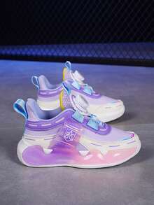 Girls' Fashion Casual Comfortable Sports Shoes, Spring/Autumn - Purple - View 4