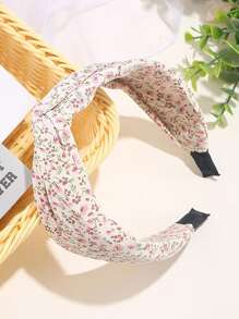 1 Stück Eleganter Vintage französischer Haarreif mit breiter Krempe für Damen, Haarschmuck für Sommerurlaub & Alltag, modischer dekorativer Haarreif, Diadem Haarband