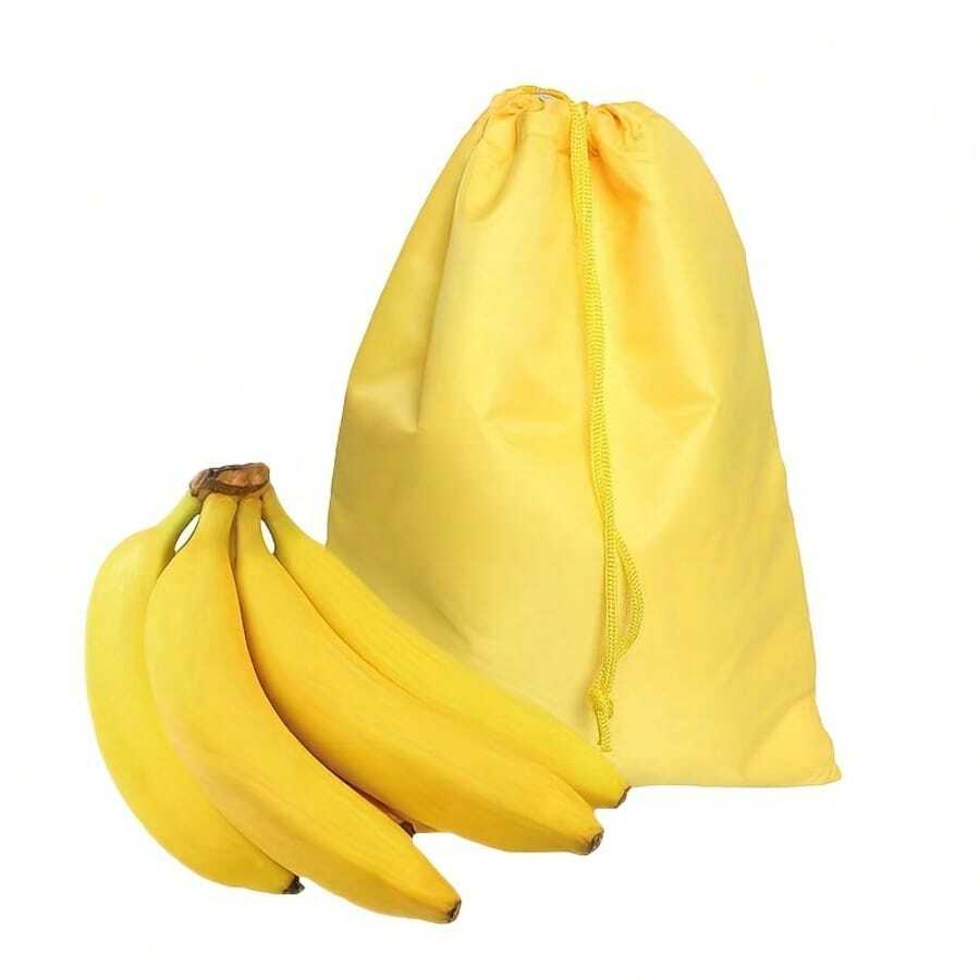 1pc-Keep Your Bananas Fresh With Our Yellow Banana Storage Bags - Yellow - View 1