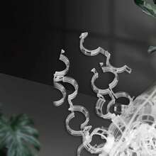 50pcs Plant Clips, Summer Tomato & Grape Vine Vegetable Plant Fixing Clips, Upgraded Reusable Plant Support Clips, Plastic Garden Clips