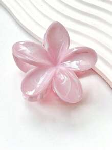 3pcs/1pc Marble Printed Daisy Hair Claw Clips, 8cm Sweet Floral Hair Claws For Ponytail, Bun Hairstyles, Fashion Hair Accessories For Women Summer Hair Jaw Clip Hair Clamps Hair Clutch Hair Catcher Clip