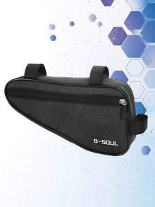 Solid Color Bicycle Front Beam Bag, Large Capacity Storage Triangle Tool Bag For Mountain & Road Bikes - Multicolor - View 6