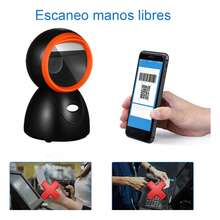 Escáner De Código De Barras De Escritorio 1d/2d/qr Lector Qr - Negro - Ver 4