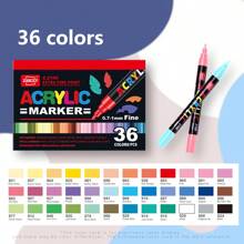 240 colores de marcadores acrílicos de punta fina con sistema de presión, para aprender pintura profesional, dibujo, ganchillo y marcado de bordes. Bolígrafos para dibujo de líneas de 0.7-1.0mm, impermeables y apilables. Graffiti DIY, colorear en vidrio/piedra/zapatos/plástico, excelente para volver al colegio