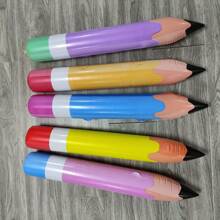 1pc/4pcs Giant Inflatable Pencil Balloon - Colorful Graduation And Party Decor With Feather Details, Made Of PVC Material, No Power Needed, Perfect For Birthdays, Room Decoration And Celebrations, Party Decorations | Vivid Balloons | Durable Balloons, Inflatable Balloons