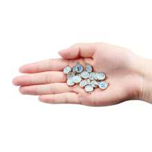 10/50pcs A-Z Initial Pendant Set, 12x15mm Enamel Coated, Letter Charms, Suitable For DIY Jewelry Making, Handmade Bracelets And Necklaces Accessories