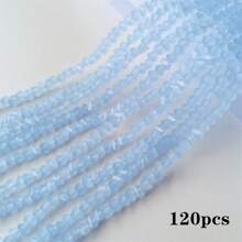 120pcs Triangle Austrian Crystal Glass Beads Spacer Loose Beads For Jewelry Making Bracelets & Bangles Necklace DIY 4mm