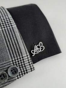 Personalisierte 1 Paar Initialen Manschettenknöpfe, personalisierte Monogramm-Manschettenknöpfe aus Edelstahl für Paare/Liebende/Ehepartner für Herren Formalhemden, Vintage, Lässig, Hipster, Old Money, Stilvoll, Niedlich, Individuell, Personalisiert, Einzigartig, Maßgeschneidert, ideale Geschenke für ihn, ideale Geschenke für sie, Freund, Freundin, Familie, Freunde, Großeltern, sie, für Jahrestage, für Geburtstage, für Hochzeiten, für Abschluss, für Einweihung, zarte Romantik, urbaner Chic, Neujahrsglamour - Verschiedenfarbig - Übersicht 18