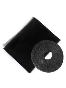 1.3x1.5m Household Adhesive Anti Mosquito Flies Screen Window White Self-Adhesive Invisible Window Screen DIY Encryption Nesh Door - white 2 - View 9