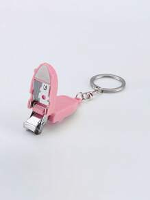 3 Pieces Travel Nail Clippers Keychain Portable Thick Nail Special Nail Clippers With Nail File Mini Folding Stainless Steel Nail Clippers Tools