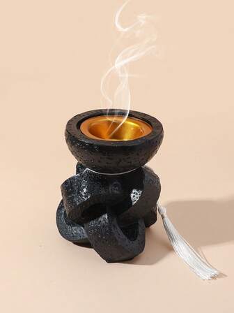 时尚精致锁形大气香炉毕业季节日礼物摆件