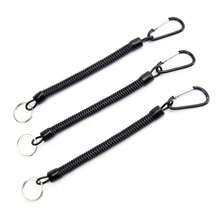 3 Pcs 22cm Retractable Fishing Tether Rope, Adjustable Towing Rope For Boat Fishing, (Red, Black, Green Available) - Red - View 8