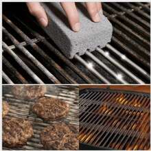 Assorted Barbecue Grill Cleaning Brick, Grill Scraper Cleaning Stone, Multi-Functional Cuttable Dirt And Grease Cleaning Brush, Suitable For Stovetops, Sinks, Dishes, Pans, Grill Grates Cleaning, Kitchen, Bathroom, Home & Household Items