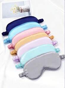 PcsThis Double-Sided Silk Eye Mask For Light-Blocking Sleep Is Suitable For Home, Office, Travel, Business Trips, Flights, And Aviation. It Is Designed For Women And Men Who Sleep On Their Sides. The Eye Mask Provides Light-Blocking Sleep. The 3D Contour Cup Sleep Eye Mask Is Soft And Breathable, And The Adjustable Elastic Band Is Suitable For Flight Naps Bag For School School Accessories School Stuff