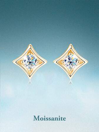 rainonme 0,5 CT*2 Boucle d'oreille à tige vintage en moissanite hypoallergénique en argent sterling 925. Boucles d'oreilles pour femme à porter au quotidien, anniversaire, Saint-Valentin, fiançailles, mariage, anniversaire de mariage, Noël, occasions spéciales, fête des mères