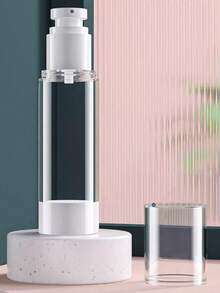 2 件 30ml 50ml 100ml 透明真空化妆品霜泵瓶旅行装分配器化妆品容器适用于霜凝胶乳液、升级喷雾瓶、真空分装瓶、香水、保湿液喷雾瓶