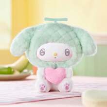 Miniso Sanrio Melody 50th Anniversary Candy Series Vinyl Plush Blind Box, Toffee Theme, Acrylic Listing, Various Accessories, Love Shape Hanging Buckle Can Hang Bags, Perfect Birthday Gift (1 PC, Random Delivery)